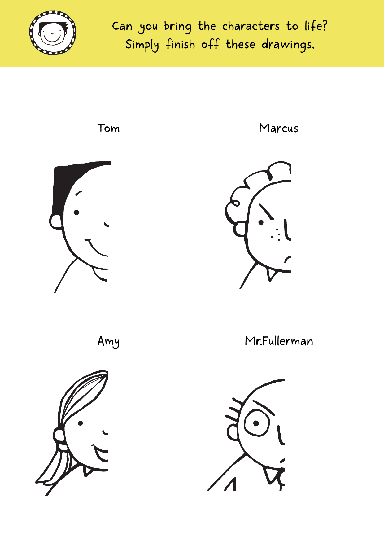 Bring some of your favourite Tom Gates characters to life! The